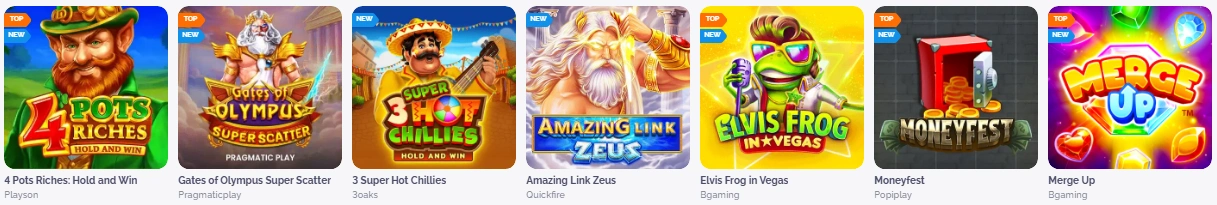 Selection of popular pokies games at Boho Casino showing various slot titles